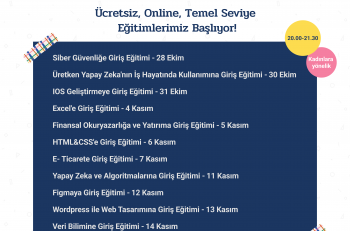 SistersLab’dan Gelecek Hayalim Projesi Kapsamında Kadınlara Yönelik Online Eğitimler